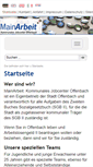 Mobile Screenshot of mainarbeit-offenbach.de