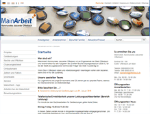 Tablet Screenshot of mainarbeit-offenbach.de